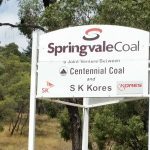 Springvale Colliery sign