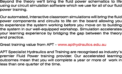 Beyond the theory we’ll bring the fluid power schematics to life using our circuit simulation software which we use f...